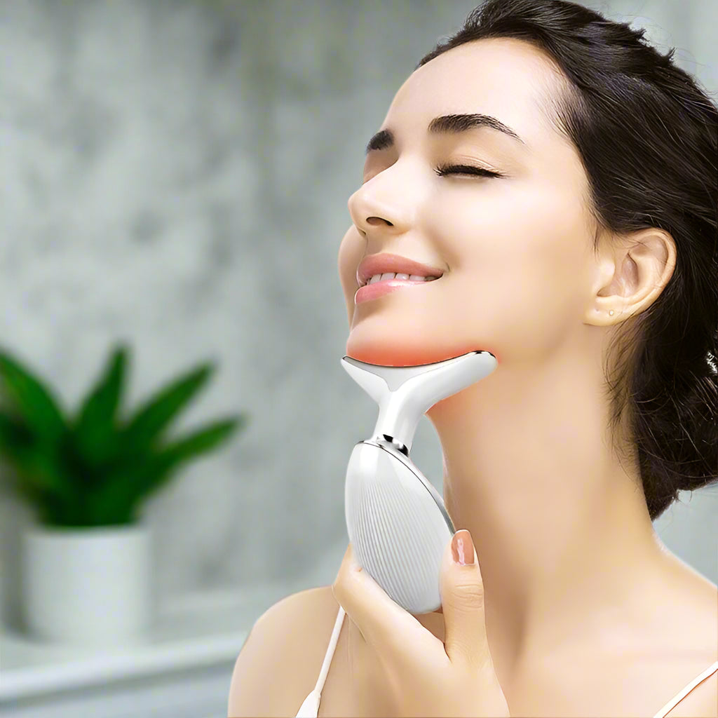 Nieuwe gezichts- en nekmassager