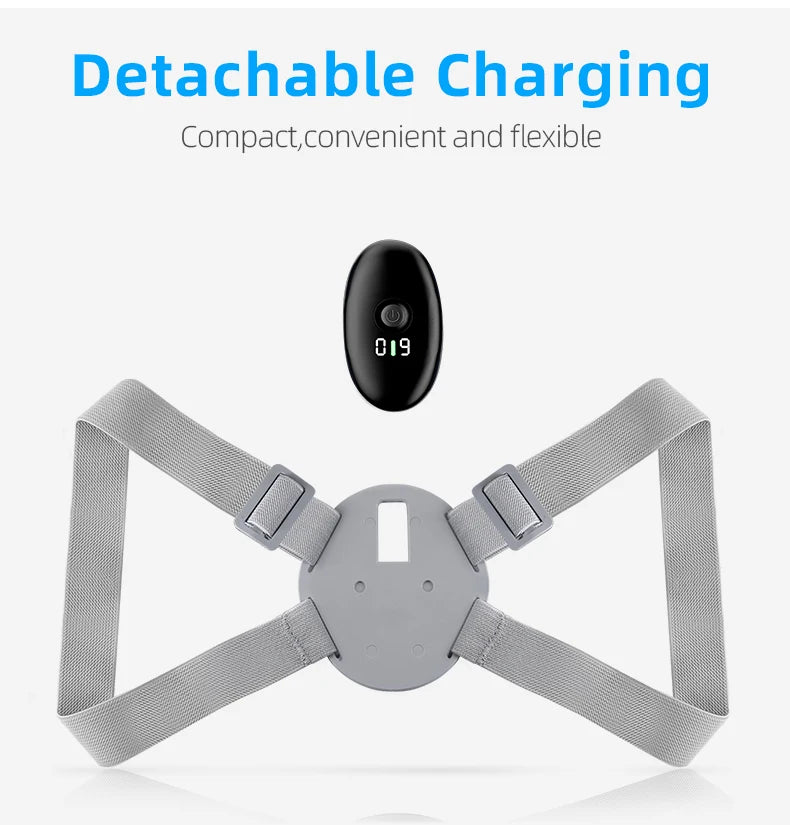 Smart Posture Corrector with LCD Display