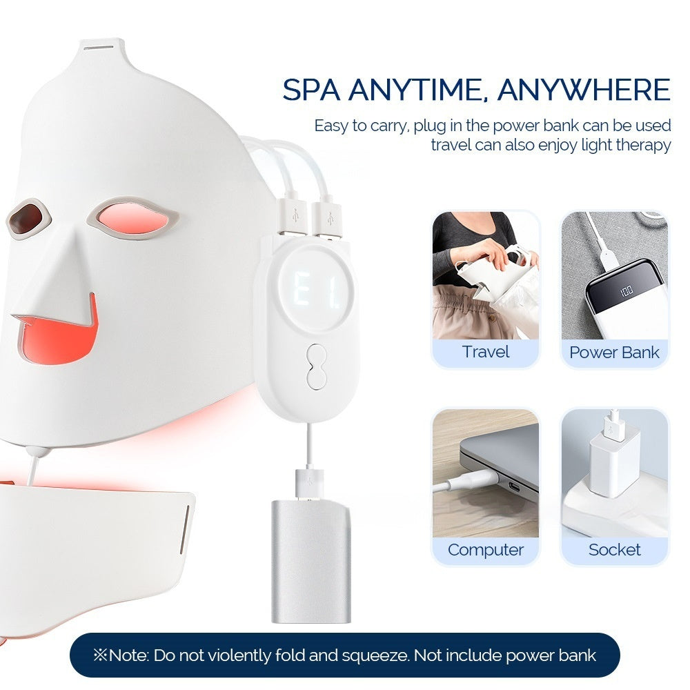 LED Facial Acne Removal Silicone Mask