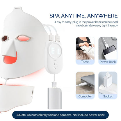 LED Facial Acne Removal Silicone Mask